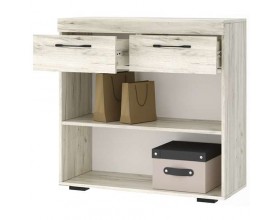 СОНАТА Тумба ТС-900 Крафт белый-Антрацит