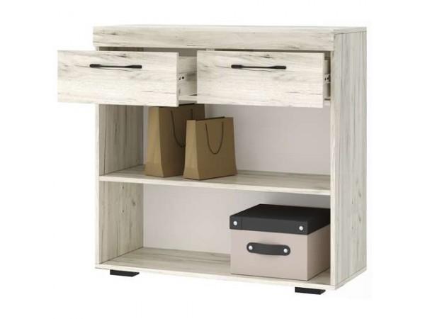 СОНАТА Тумба ТС-900 Крафт белый-Антрацит