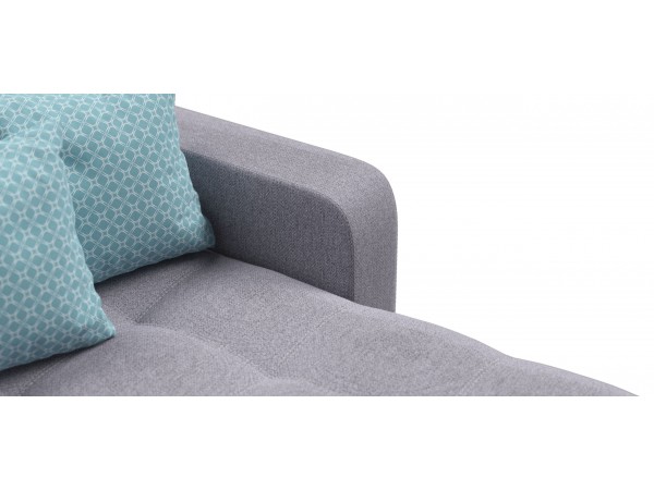 Угловой диван DANDY Euro SE Рогожка Malmo платина