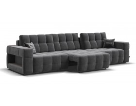 Босс ХО Макс диван Велюр Монолит серый