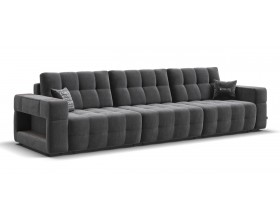Босс ХО Макс диван Велюр Монолит серый