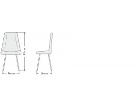 Стул НОРД Sherlock серый, черный