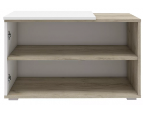Одри 458.02 Тумба для обуви Дуб крафт/Белый