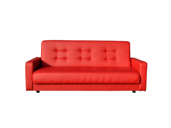 Диван Аккорд красный