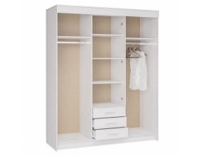 Шкаф-купе Фортуна 1,7 Белое дерево