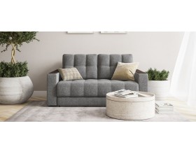 Босс двухместный диван Рогожка Мальмо серый