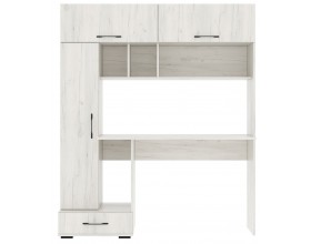 Письменно-компьютерный стол ПКС-1 Крафт белый