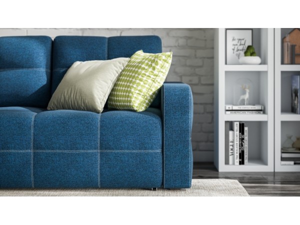 Диван DANDY Compact рогожка Malmo синий Диван DANDY Compact рогожка Malmo синий