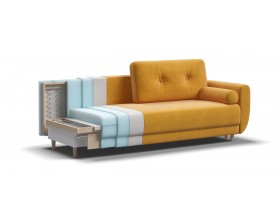 Диван Астон NEW велюр Monolit маст