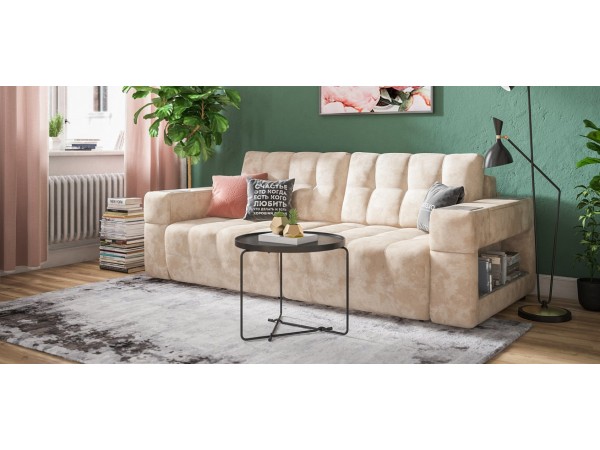 Диван BOSS.XO велюр Alkantara пепел / WOOD Rock Диван BOSS.XO велюр Alkantara пепел / WOOD Rock