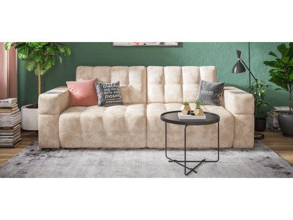 Диван BOSS.XO велюр Alkantara пепел / WOOD Rock Диван BOSS.XO велюр Alkantara пепел / WOOD Rock