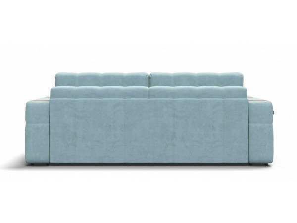 Диван BOSS.XO велюр MONOLIT Aqua NEW / WOOD Snow