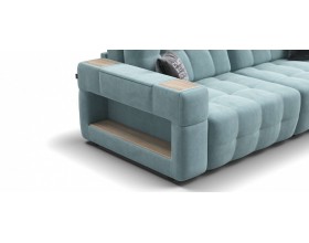 Босс ХО диван Велюр Монолит аква