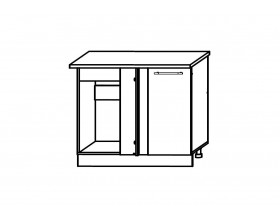 Корпус нижний угловой прямой ШНУП 1000