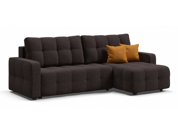 Угловой диван DANDY Euro SE рогожка Malmo шоколад