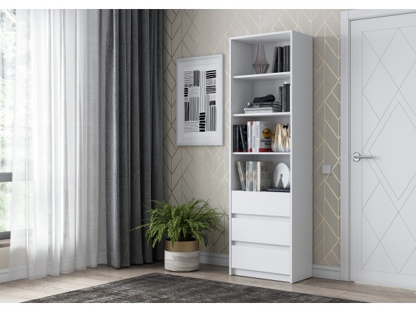 Стеллаж Айден СТЛ06-600 белый