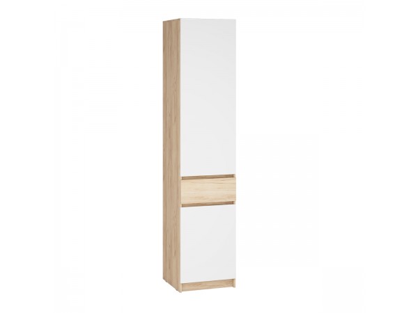 Шкаф Стоуби ШК-500 Дуб крафт золотой/Глянец белый