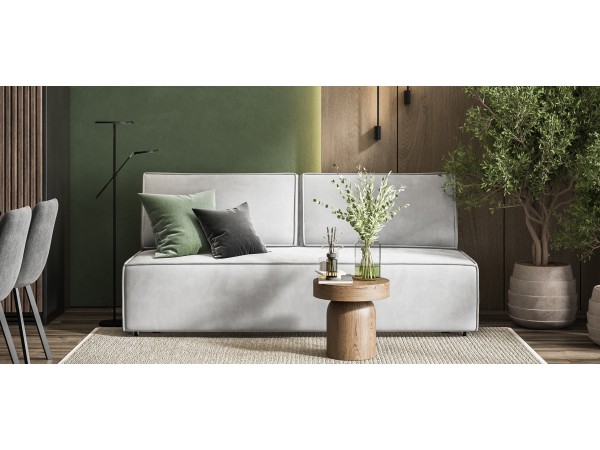 Диван NORD mini велюр Monolit сталь Диван NORD mini велюр Monolit сталь