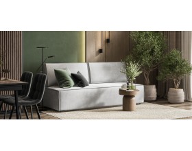 Норд Мини диван Велюр Монолит сталь