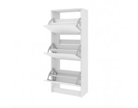 Лофт 117.11 Тумба для обуви 3 фасада Белый