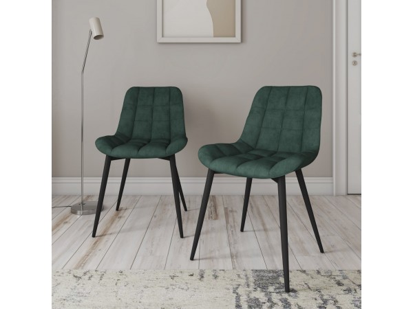 Комплект стульев Президент зеленый 2 шт. Комплект стульев Президент зеленый 2 шт.
