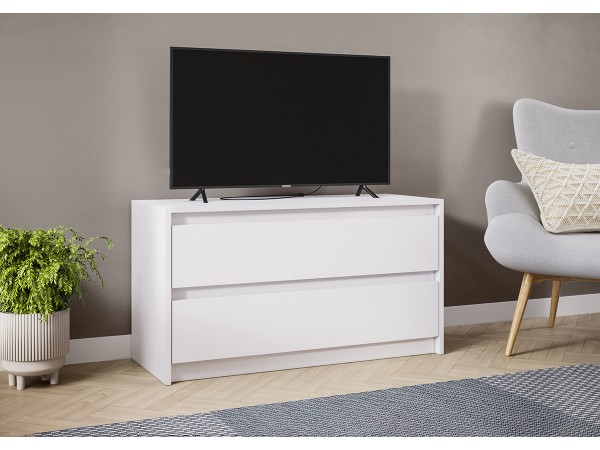 Тумба под ТВ Айден ТБ06-1000 белый/белый