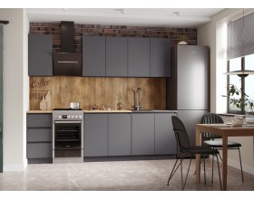 Кухня Мори 2,0 м. Графит 
