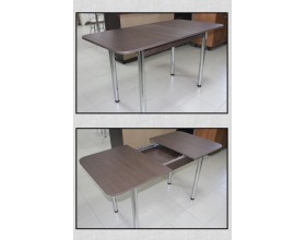 Стол обеденный раздвижной 16мм. ЛДСП 60*100(+30)-057