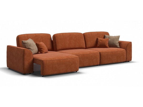 Диван KING MAX SE велюр Alkantara оранж