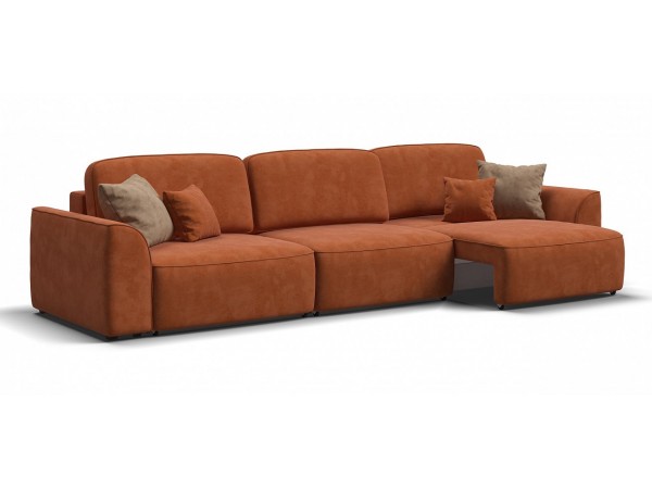 Диван KING MAX SE велюр Alkantara оранж