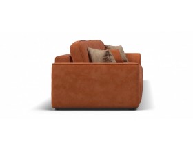 Кинг Макс диван Велюр Алькантара оранж