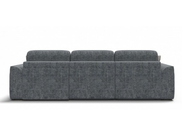 Угловой диван KING SE Шенилл IQ серый
