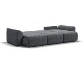Кинг угловой диван Шенилл Смарт серый