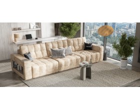 Босс ХО Макс диван Велюр Алькантара пепел