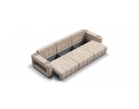 Босс ХО Макс диван Велюр Алькантара пепел