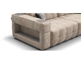 Босс ХО Макс диван Велюр Алькантара пепел