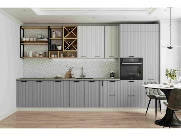 Кухня «Фенис» 3Д Маус + 3Д Айс 3,8 м