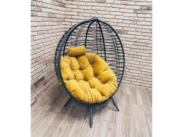 Кресло Кокон Круглое Премиум зигзаг на ножках Кресло Кокон Круглое Премиум зигзаг на ножках