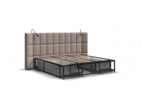 Босс ХО Кровать 180*200 Велюр Монолит латте