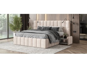 Босс ХО Кровать 180*200 Велюр Монолит латте