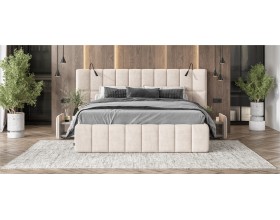 Босс ХО Кровать 180*200 Велюр Монолит латте