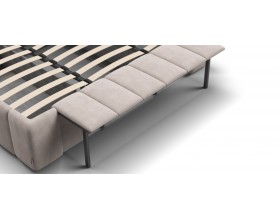 Босс ХО Кровать 180*200 Велюр Монолит латте