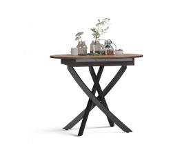 Стол Босс Дуб вотан, черный