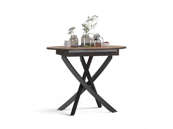 Стол Boss One Дуб вотан, Черный