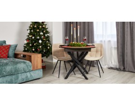 Стол Босс Дуб вотан, черный