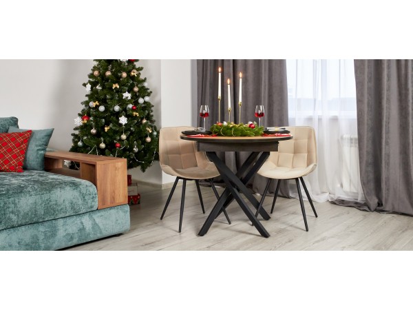 Стол Boss One Дуб вотан, Черный