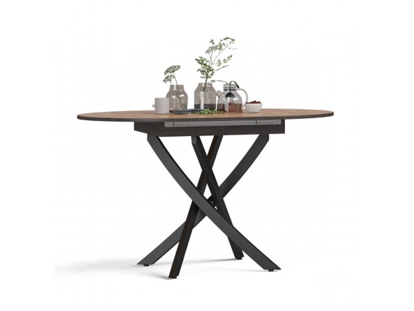 Стол Boss One Дуб вотан, Черный