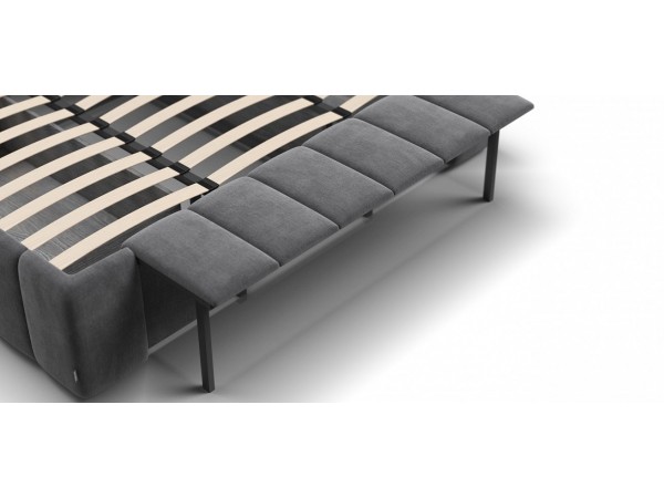 Кровать BOSS.XO 180*200 велюр Monolit серый Кровать BOSS.XO 180*200 велюр Monolit серый