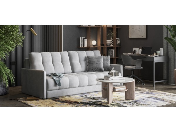 BOSS 2.0 LOFT диван велюр Monolit сталь BOSS 2.0 LOFT диван велюр Monolit сталь