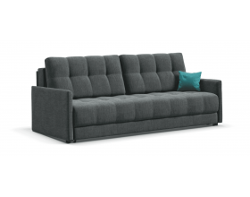 Босс Лофт диван Велюр Монолит серый